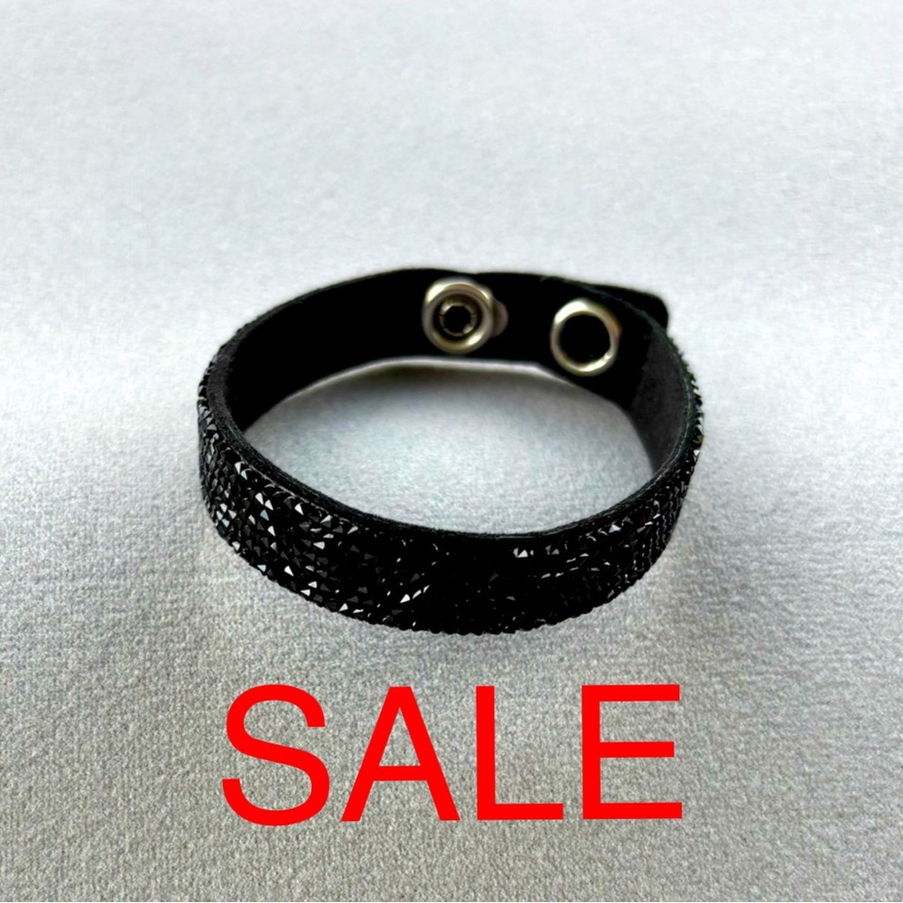 Swarovski Crystal Black Wrap Bracelet